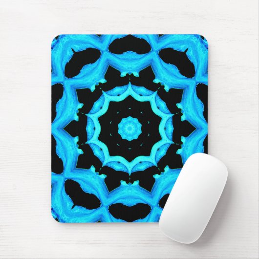 Oceaanblauw Muismat (Met muis)