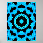 Oceaanblauw Poster (Voorkant)