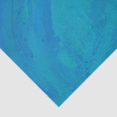 Oceaanblauw Tissuepapier (Detail)