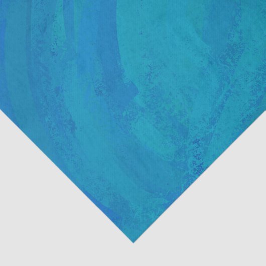 Oceaanblauw Tissuepapier (Detail)