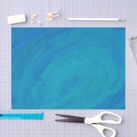 Oceaanblauw Tissuepapier (Craft)