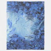 oceaanbodem fleece deken (Voorkant)