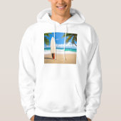 Oceaanbord met geweldig strand hoodie (Voorkant)