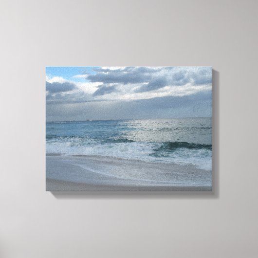 Oceaanbranding en lucht canvas afdruk (Voorkant)