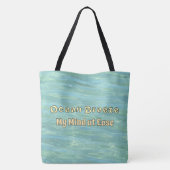 Oceaanbries, Geest in Rustige Stemming Tote Bag (Achterkant)