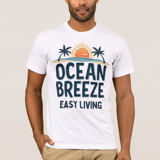 Oceaanbries Leuke Leven T-shirt (Voorkant)