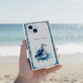 Oceaanbries: Waterverf meeuw Case-Mate iPhone Case