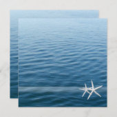 oceaandiepte; Eternal Love | Beach Wedding Kaart (Voorkant / Achterkant)