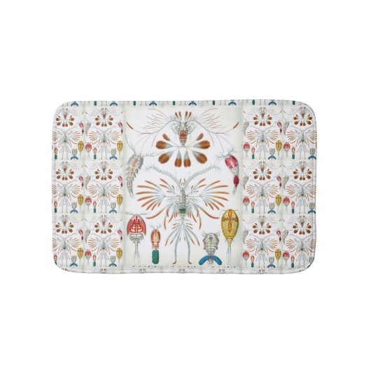  oceaandieren, Copepoda door Ernst Haeckel Badmat (Voorkant)