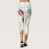  oceaandieren, Copepoda door Ernst Haeckel Leggings (Achterkant)