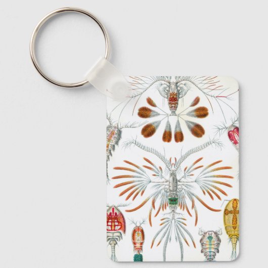  oceaandieren, Copepoda door Ernst Haeckel Sleutelhanger (Voorkant)
