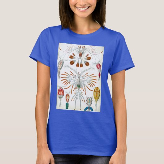 oceaandieren, Copepoda door Ernst Haeckel T-shirt (Voorkant)