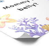 Oceaandieren - Hoe groot is mama's buik Poster (Hoek)