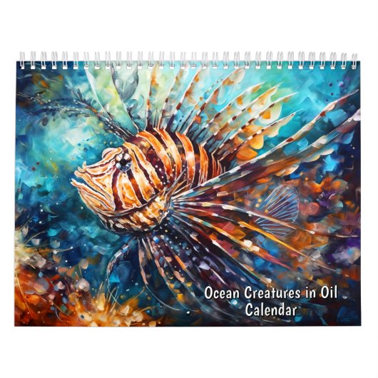 Oceaandieren in Olie – Kalender (Hoes)