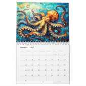 Oceaandieren in Olie – Kalender (Jan 2027)