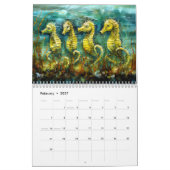 Oceaandieren in Olie – Kalender (Feb 2027)