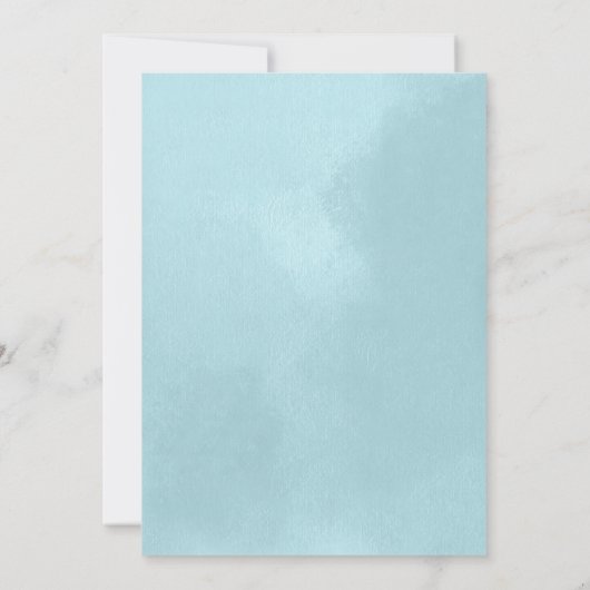 Oceaandieren onder het Zee Boy Baby shower Bedankkaart (Achterkant)