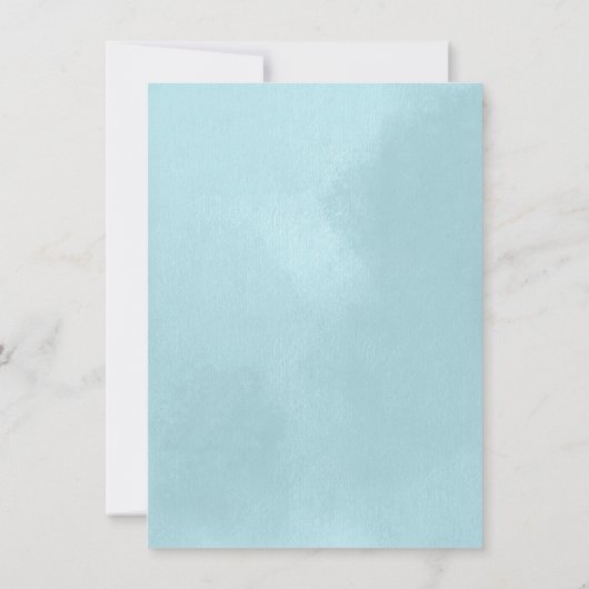 Oceaandieren onder het Zee Boy Baby shower Kaart (Achterkant)