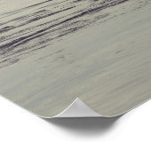 Oceaanfotografie. Minimale afdruk. foto zee Poster (Hoek)
