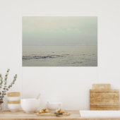 Oceaanfotografie. Minimale afdruk. foto zee Poster (Keuken)