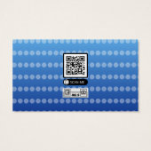 oceaangeïnspireerd blauw Visitekaartje (Achterkant)