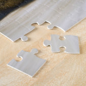 Oceaangetij kolkt op het strand legpuzzel (Zijkant)