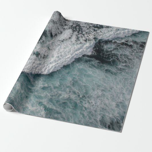 Oceaangolf Cadeaupapier (Uitgerold)