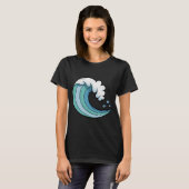 oceaangolf t-shirt (Voorkant volledig)