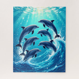 oceaangolfdolfijnen legpuzzel