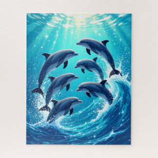 oceaangolfdolfijnen legpuzzel
