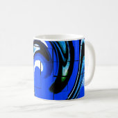 Oceaangolfkunst Koffiemok (Voorkant rechts)