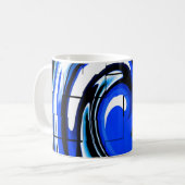 Oceaangolfkunst Koffiemok (Voorkant links)