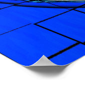 Oceaangolfkunst Poster (Hoek)