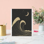 Oceaangolflandschap Acryl Bord (Huwelijk)