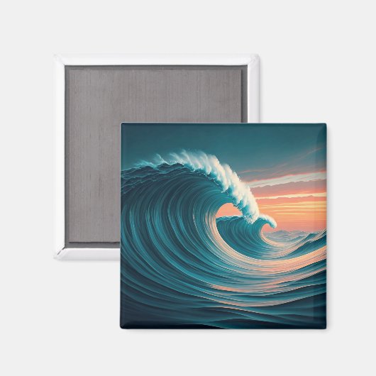 oceaangolfmagneet magneet (Voorkant / Achterkant)