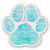 oceaangolfpoot sticker (Voorkant)