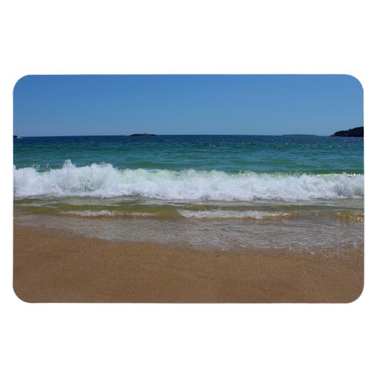 Oceaangolven bij Sand Beach II Magneet (Horizontaal)
