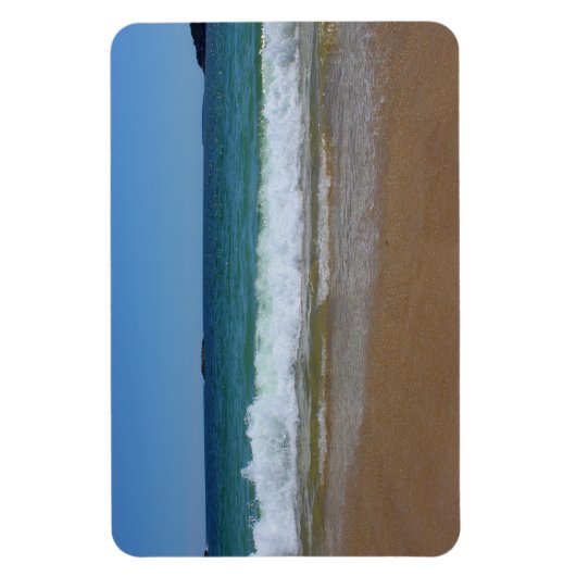 Oceaangolven bij Sand Beach II Magneet (Verticaal)