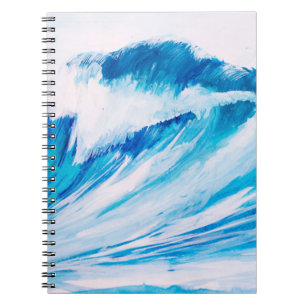 Oceaangolven: Blumarine Waterverf Beauty. Notitieboek