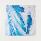 Oceaangolven: Blumarine Waterverf Beauty. Wandkleed (Voorkant (horizontaal))