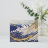 Oceaangolven door Katsushika Hokusai Briefkaart (Staand voorkant)