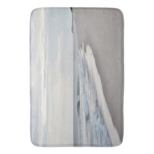 Oceaangolven en strand badmat (Voorkant Verticaal)