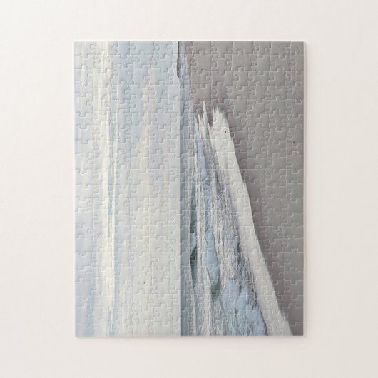 Oceaangolven en strand legpuzzel (Verticaal)