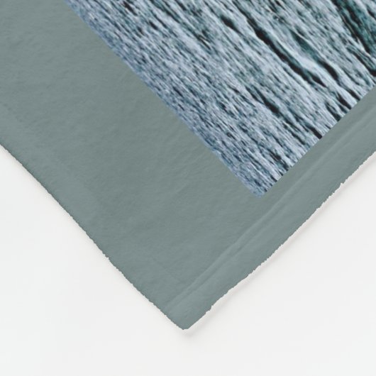 Oceaangolven Fleece Deken (Hoek)