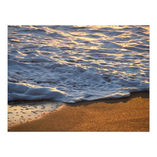 oceaangolven foto afdruk (Voorkant)
