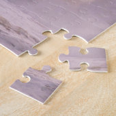 Oceaangolven kruipen tegen vuurtoren legpuzzel (Zijkant)