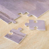 Oceaangolven kruipen tegen vuurtoren legpuzzel (Zijkant)