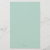 Oceaangolven kust kinder briefpapier (Achterkant)