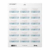 Oceaangolven nautisch etiket (Full Sheet)