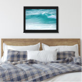 oceaangolven omwikkeld canvas afdruk (Insitu (Slaapkamer))